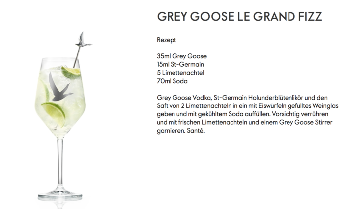 Grey Goose Le Grand Fizz