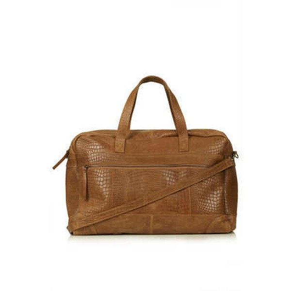 Tasche Bag camel croco