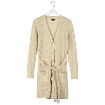 Cardigan oversized beige